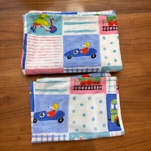 Designers Guild Duvet Cover Pillow Case Twin Cotton Whimsical Animal Sketch